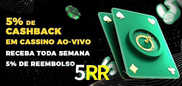 Promoções do cassino ao Vivo 5RR